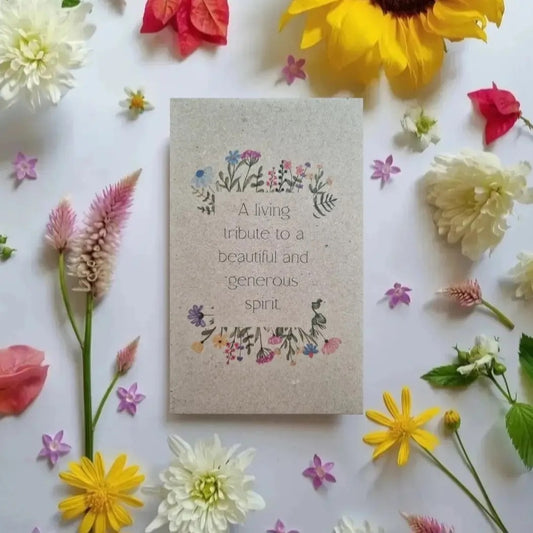 A Living Tribute - Wildflower Seeds